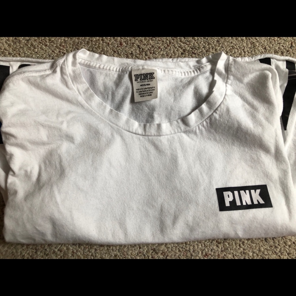 PINK cropped tee
